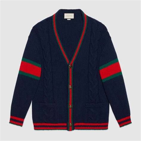 gucci cardigan outlet|gucci sweater women.